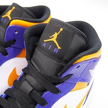 Amazon.co.jp: [ナイキ] AIR JORDAN 1 MID LAKERS エア